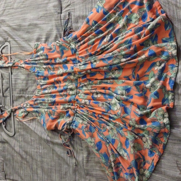 Free People Dear You Floral Mini Dress Size Medium - Picture 5 of 8